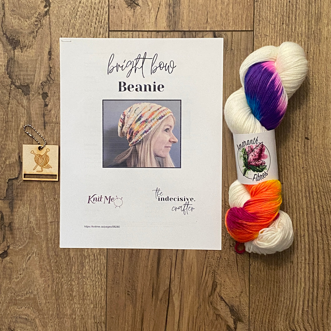KM x Amaranth Fibres Bright Bow Beanie