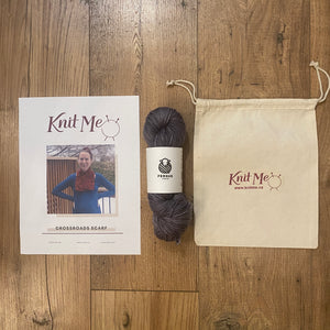 Crossroads Scarf Knitting Kit