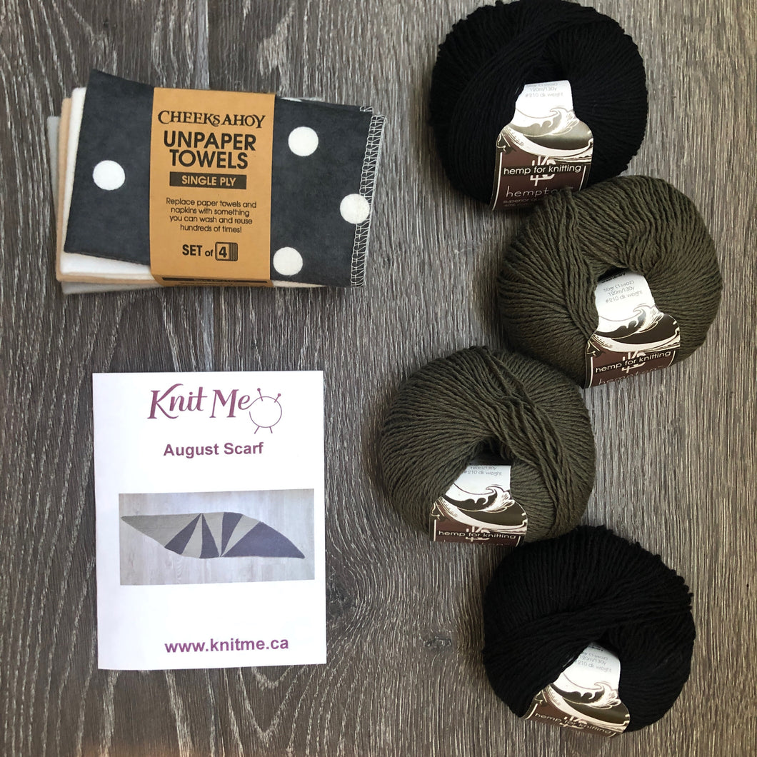 KM x Hemp for Knitting Scarf