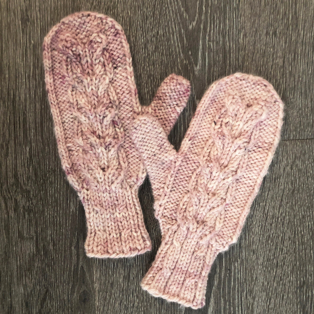 Chunky Cable Mittens – Knit Me - Main Image