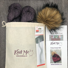 Load image into Gallery viewer, Criss Cross Hat and Cozy Cable Cowl Bundle
