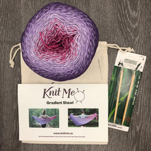 Load image into Gallery viewer, Blue/Navy Gradient Shawl for Trudi